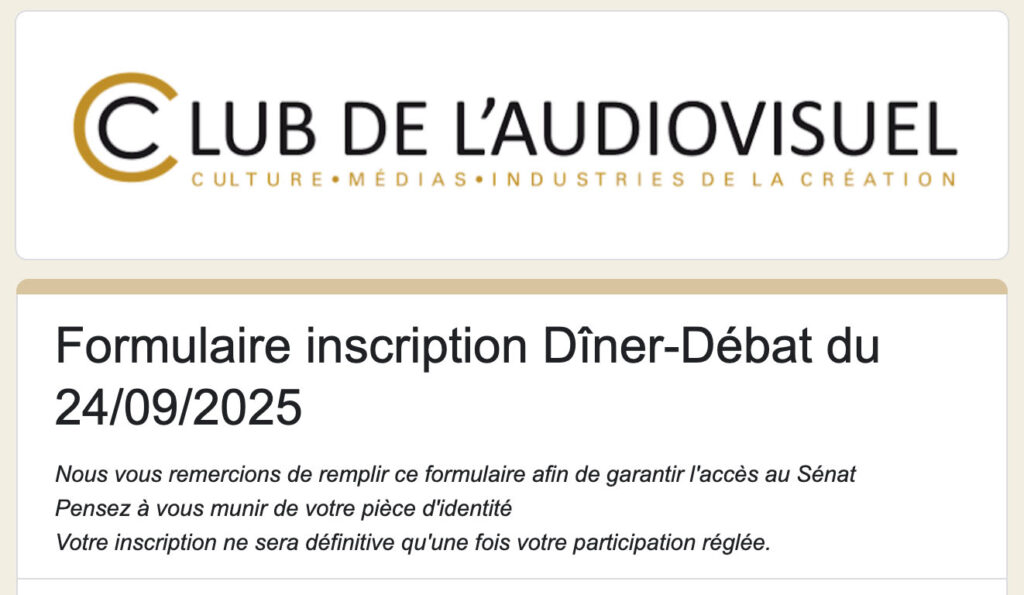 Inscription 24 septembre 2025